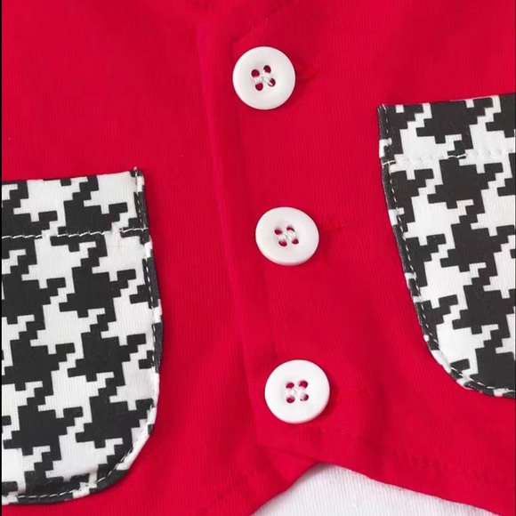 Mininio Boys 3 Piece Outfit Set in Red